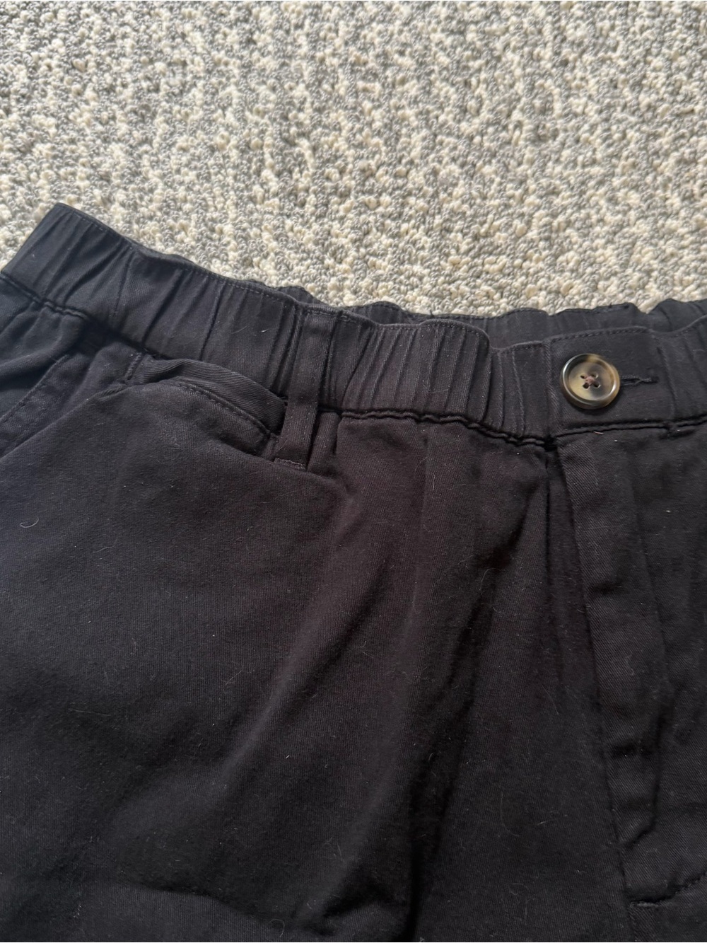 Mens Cove Black Chino Shorts New Without Tag - Picture 2 of 5